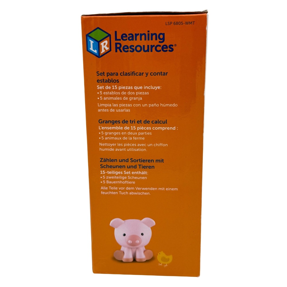 Learning Resources Peekaboo Learning Farm Kids 18M+ Multicolor New LSP 6805-WMT - Picture 4 of 5